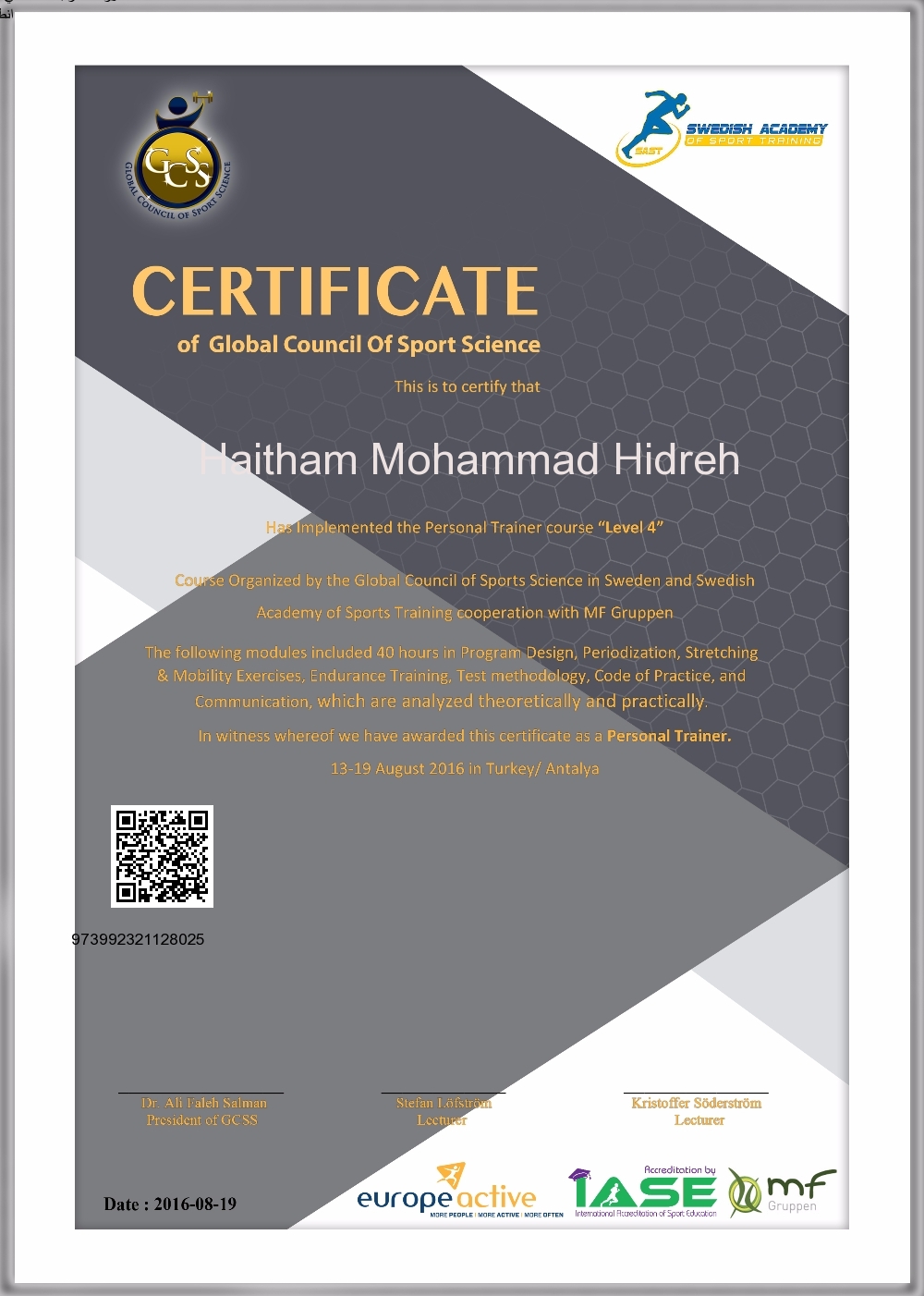 Haitham Mohammad Hidreh 